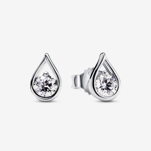 Boucles d'Oreilles Pandora Brilliance 0.50 ct tw Argent | 9781403-EL