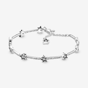 Chain Bracelets Pandora Celestial Stars Argent | 6013854-AJ