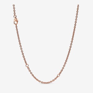 Chain Necklaces Pandora Cable Rose Doré | 3704659-KP