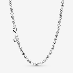 Chain Necklaces Pandora Thick Cable Argent | 1849750-OB