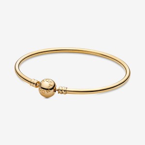 Charm Bracelets Pandora Moments Bangle Doré | 5813679-XB