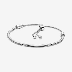 Charm Bracelets Pandora Moments Snake Slider Argent | 0865741-SA