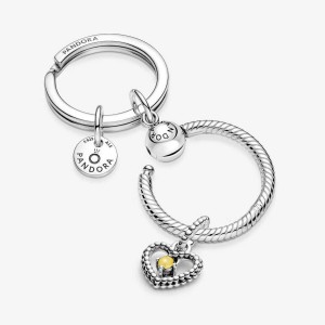 Charm Holders Pandora Argent | 4570839-UQ