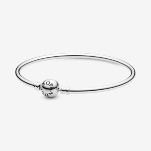 Charm Holders Pandora Moments Bangle Argent | 5103628-KE