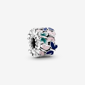 Clips Pandora Butterflies Clip Argent | 6398074-FB