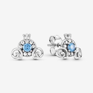 Clous d'Oreilles Pandora Cinderella Pumpkin Coach Stud Argent | 7403851-YT