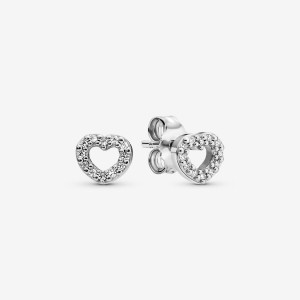 Clous d'Oreilles Pandora Open Hearts Argent | 0653148-UE