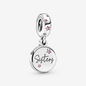 Dangle Charms Pandora Forever Sisters Dangle Pandora Us | 9371685-SZ