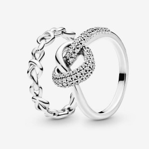 Ensembles De Bagues Pandora Argent | 3610759-NJ