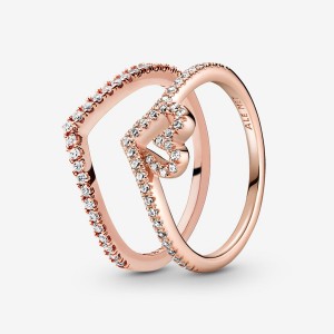 Ensembles De Bagues Pandora Rose Doré | 0849136-ED