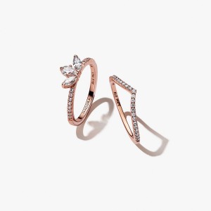 Ensembles De Bagues Pandora Rose Doré | 1207358-BG