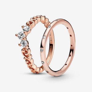 Ensembles De Bagues Pandora Rose Doré | 7459283-QO