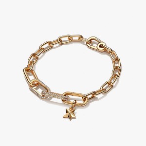 Link Bracelets Pandora Doré | 8490573-VI