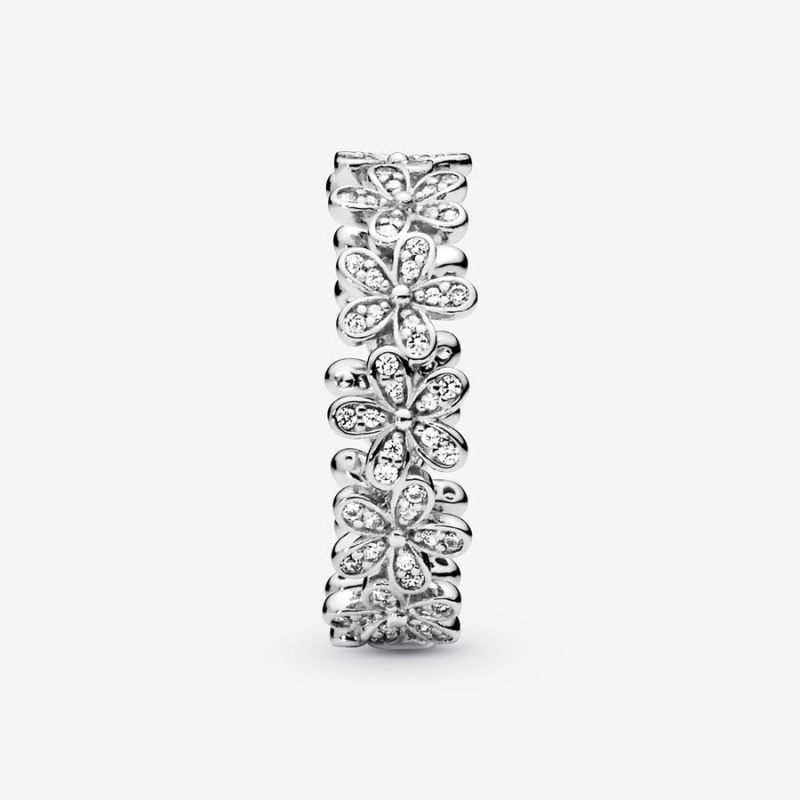 Band Rings Pandora Daisy Flower Argent | 0638597-UE