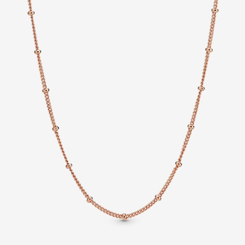 Chain Necklaces Pandora Beaded Rose | 5918406-ZP