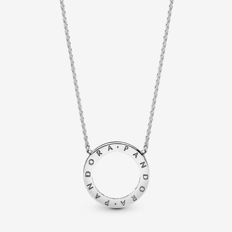 Chain Necklaces Pandora Circle of Sparkle Argent | 9532781-DL