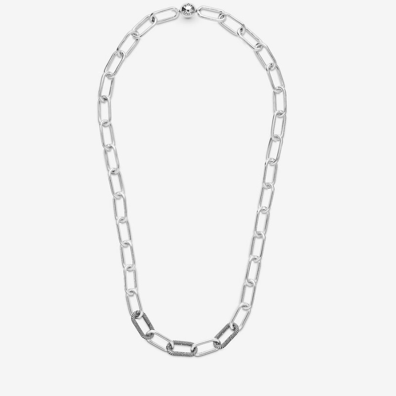 Chain Necklaces Pandora ME Link Argent | 4712659-PU