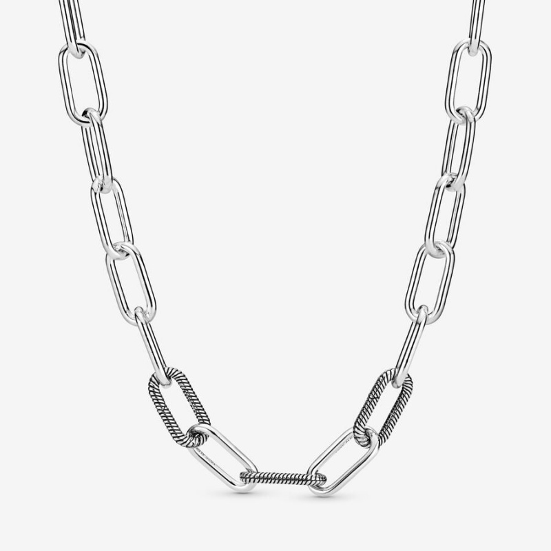 Chain Necklaces Pandora ME Link Argent | 4712659-PU