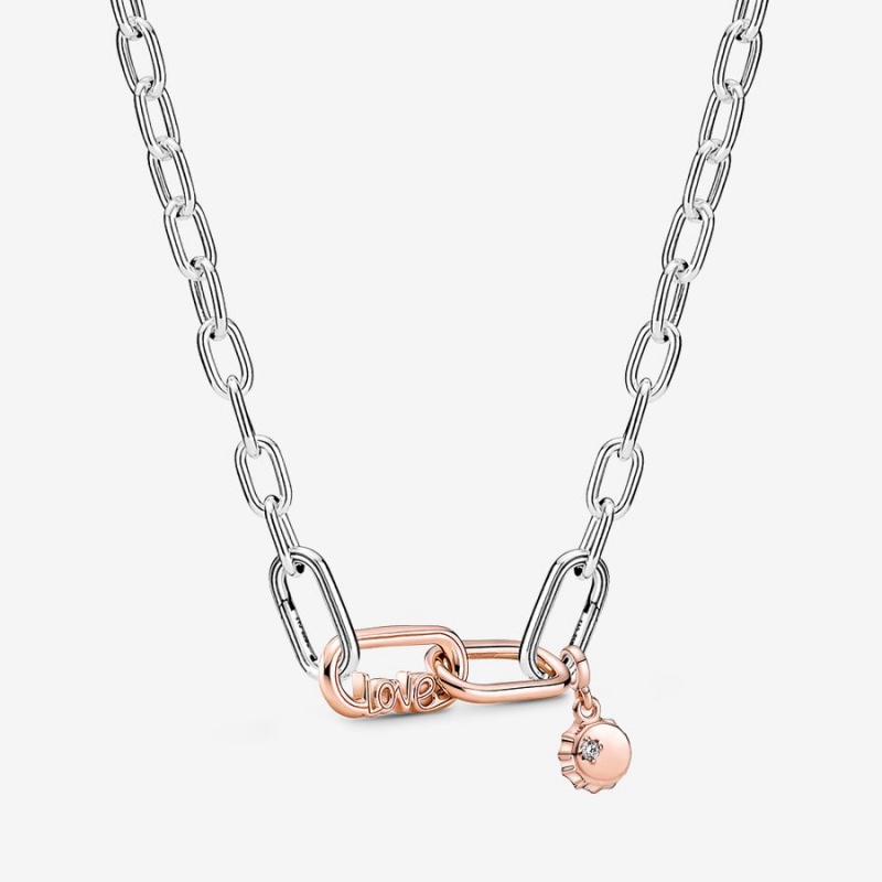 Chain Necklaces Pandora Pandora ME Link Chain Necklace Two-tone | 2619487-MA