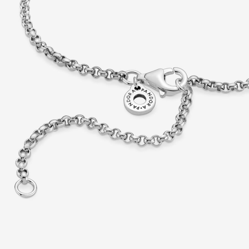 Chain Necklaces Pandora Rolo Argent | 7395824-TI