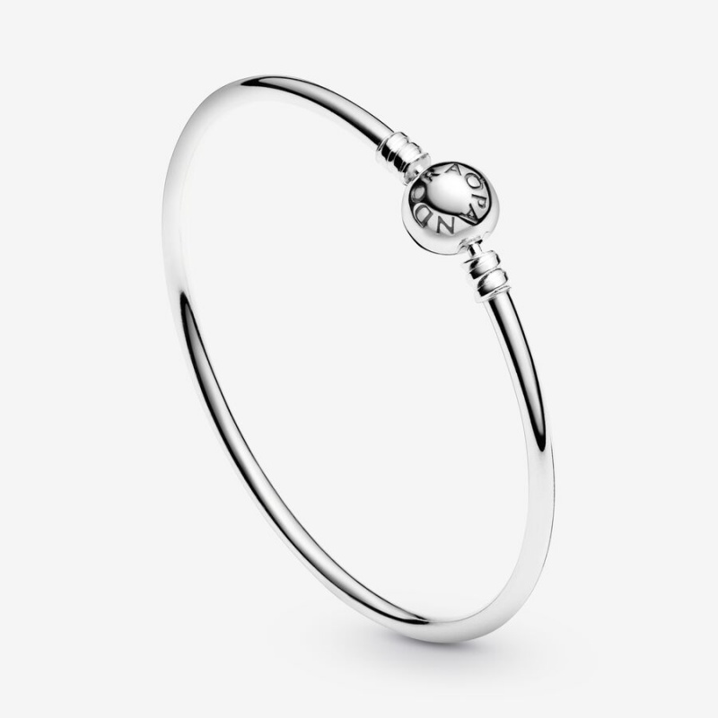 Charm Bracelets Pandora Moments Bangle Argent | 3240957-HQ