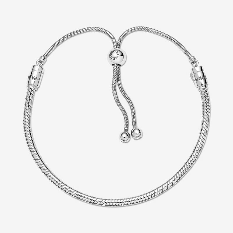 Charm Bracelets Pandora Moments Snake Slider Argent | 0865741-SA