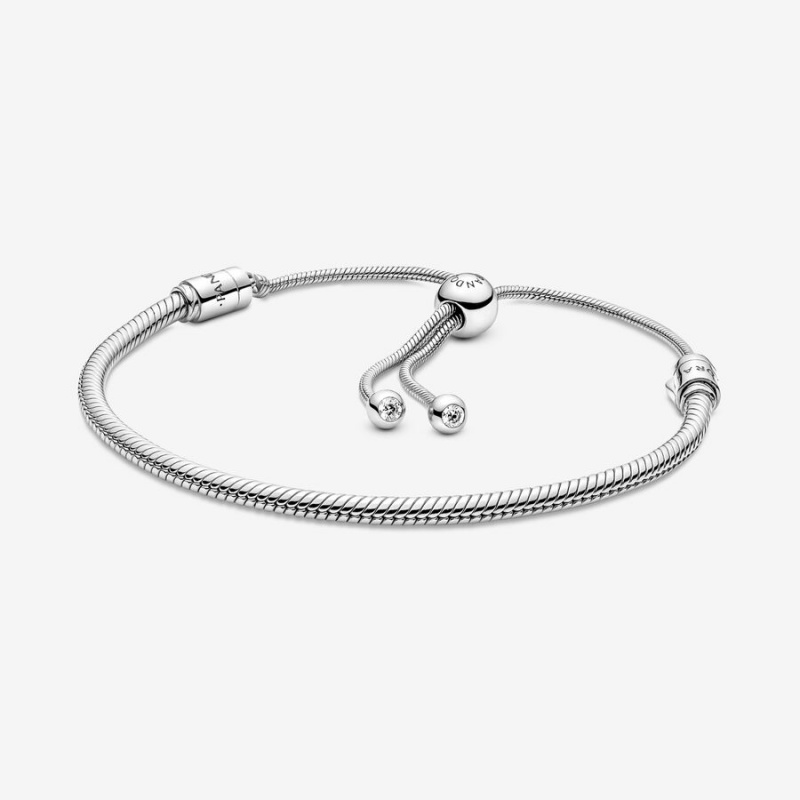 Charm Bracelets Pandora Moments Snake Slider Argent | 0865741-SA