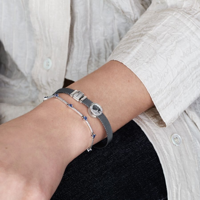 Charm Bracelets Pandora Reflexions™ Mesh Argent | 0236579-UR