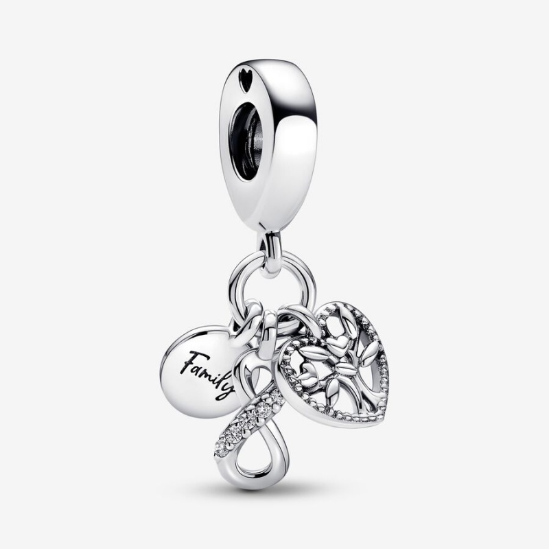 Charm Holders Pandora Argent | 7923406-HR