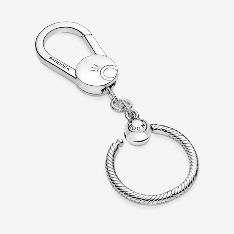 Charm Holders Pandora Moments Small Bag Argent | 3974806-AL