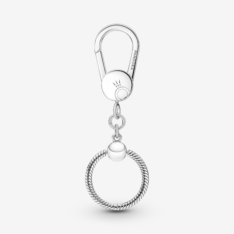 Charm Holders Pandora Moments Small Bag Argent | 3974806-AL