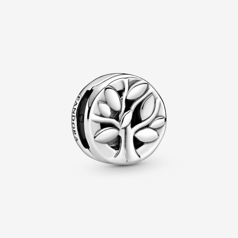 Clips Pandora Family Tree Clip Argent | 5312479-SI