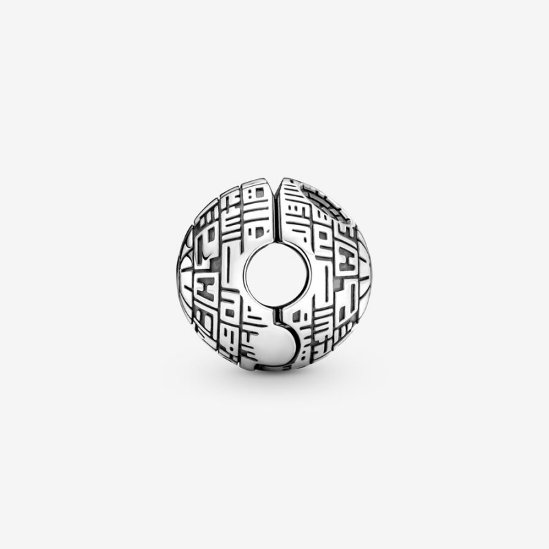 Clips Pandora Star Wars Death Star Clip Argent | 7203894-FM