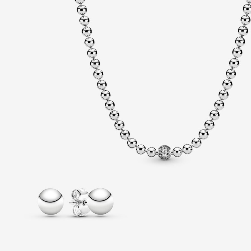 Collier Et Boucles D\'oreilles Ensembles Pandora Argent | 2067891-HN