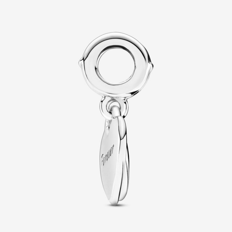 Dangle Charms Pandora Double Heart Split Dangle Argent | 9468710-YK