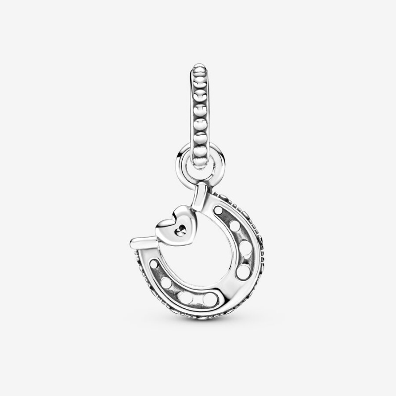 Dangle Charms Pandora Good Luck Horseshoe Dangle Argent | 1653280-TA