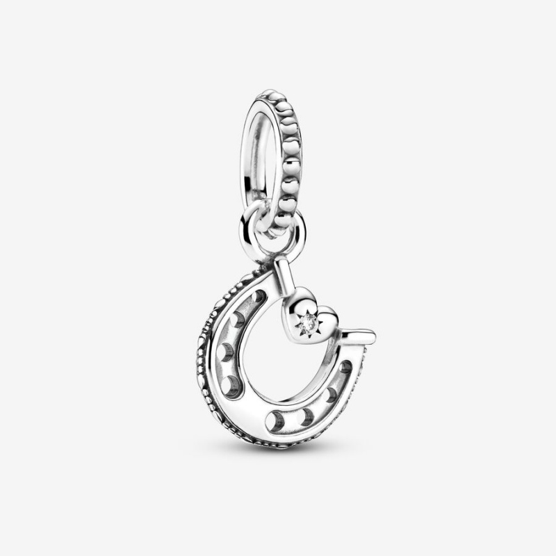 Dangle Charms Pandora Good Luck Horseshoe Dangle Argent | 1653280-TA