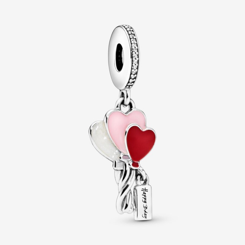 Dangle Charms Pandora Happy Bday Balloon Dangle Birthday Jewelry | 2137450-MF