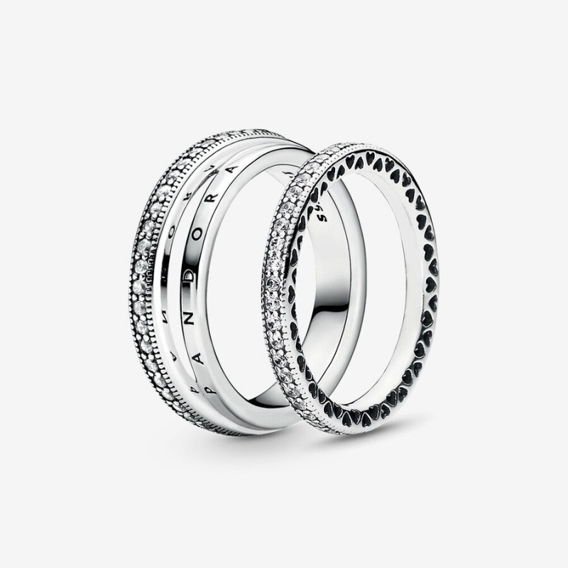 Ensembles De Bagues Pandora Argent | 1793856-VX