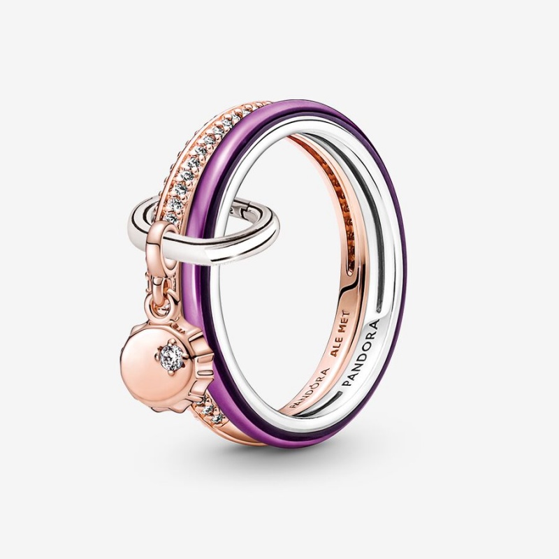 Ensembles De Bagues Pandora Rose Doré | 0419628-VP