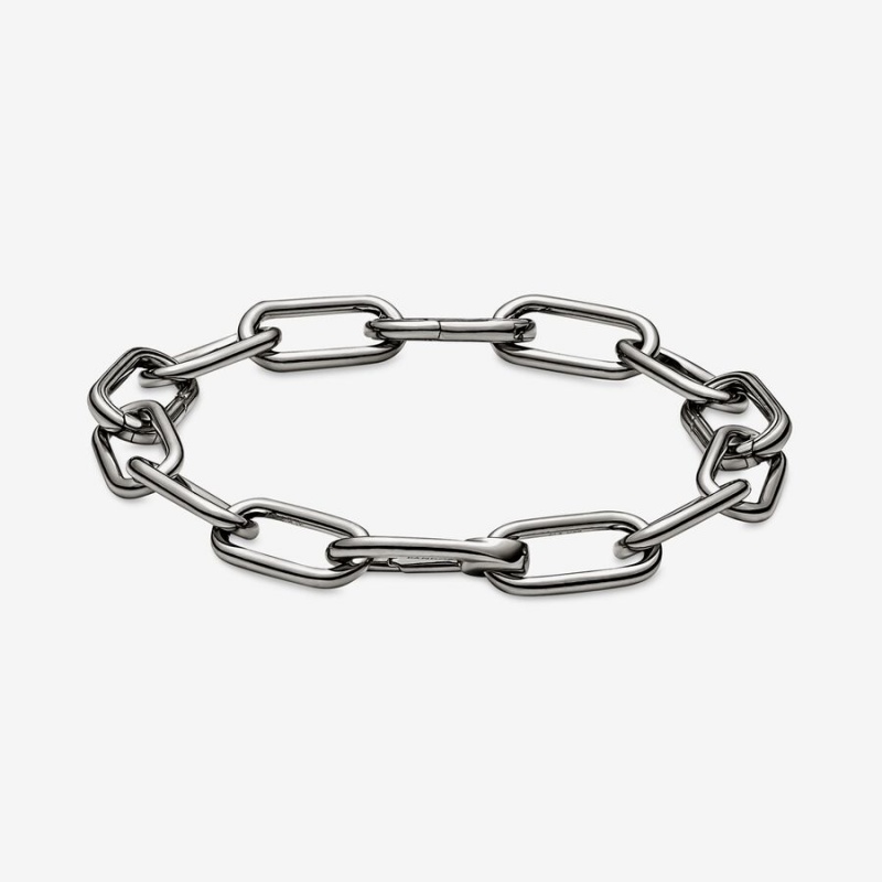 Link Bracelets Pandora ME Link Ruthenium Plated | 4879321-ZU