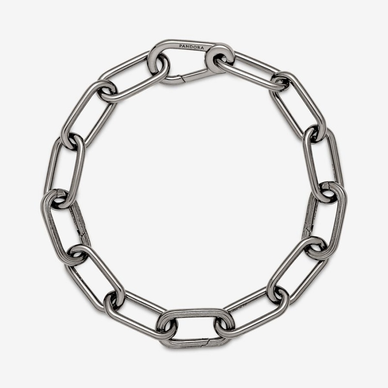 Link Bracelets Pandora ME Link Ruthenium Plated | 4879321-ZU