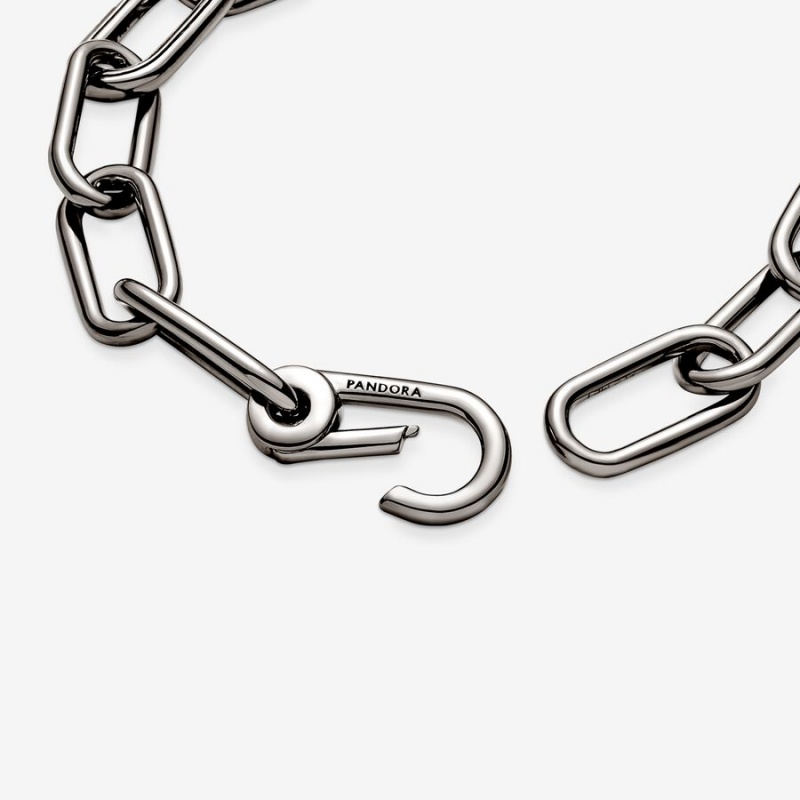 Link Bracelets Pandora ME Link Ruthenium Plated | 4879321-ZU