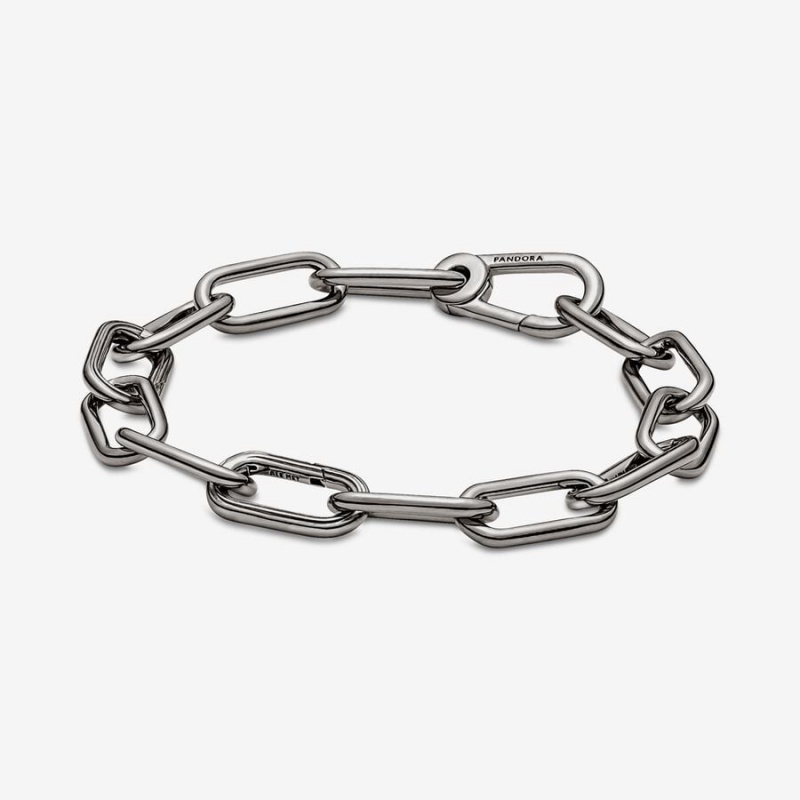 Link Bracelets Pandora ME Link Ruthenium Plated | 4879321-ZU