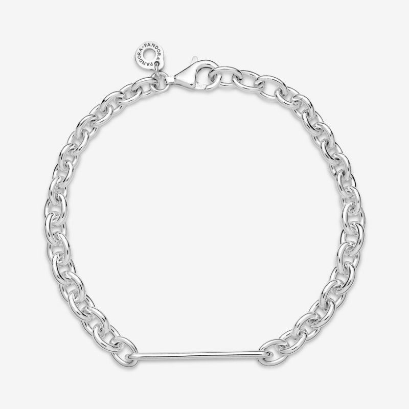 Non-charm Bracelets Pandora Engravable Bar Link Argent | 2345798-IK