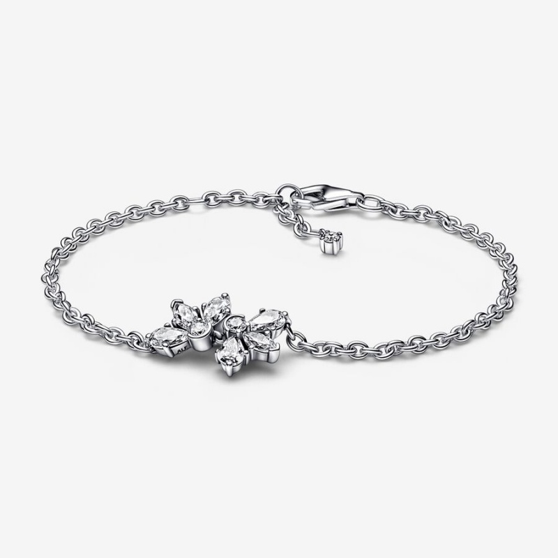 Non-charm Bracelets Pandora Sparkling Herbarium Cluster Argent | 6245970-BN