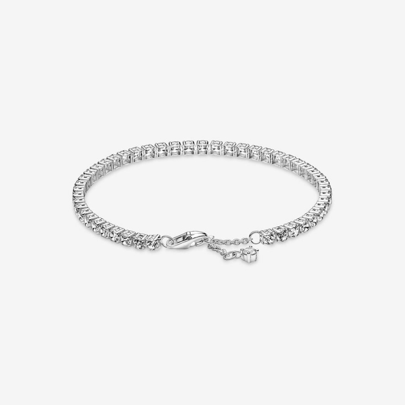 Non-charm Bracelets Pandora Sparkling Tennis Argent | 5806493-HW