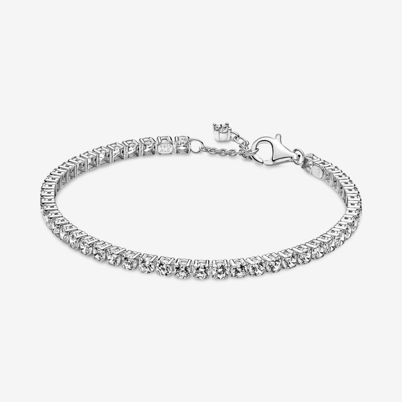 Non-charm Bracelets Pandora Sparkling Tennis Argent | 5806493-HW