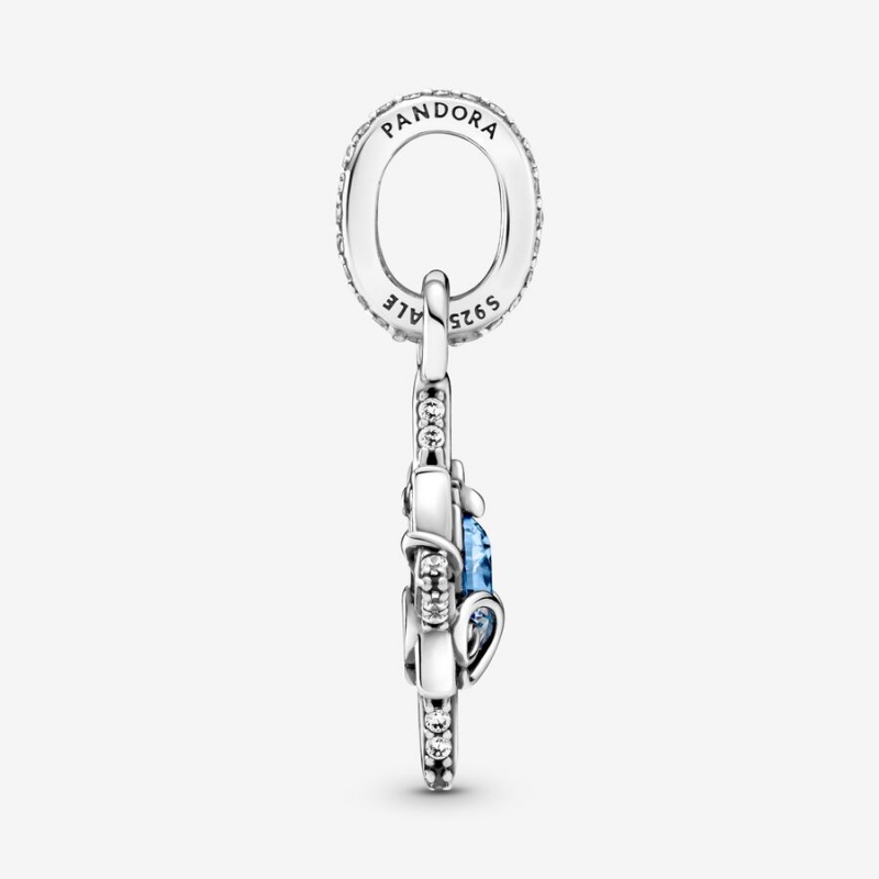 Pendentifs Pandora Cinderella Blue Star Argent | 8543602-YB