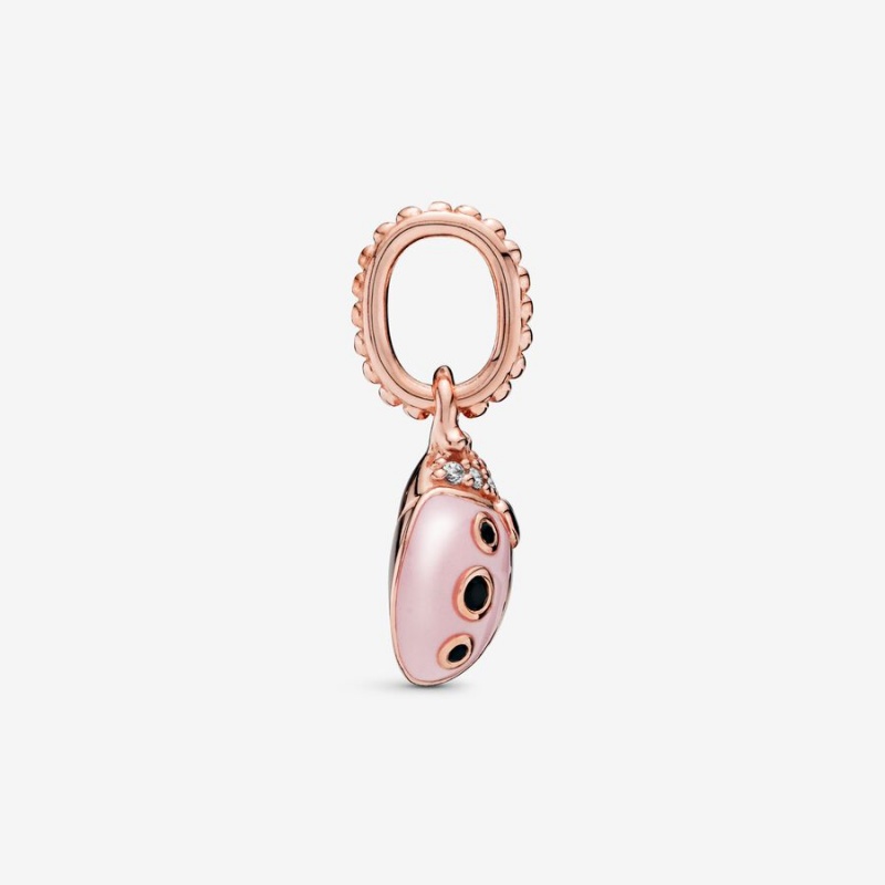 Pendentifs Pandora Pink Ladybird Lucky Jewelry | 8041769-UA